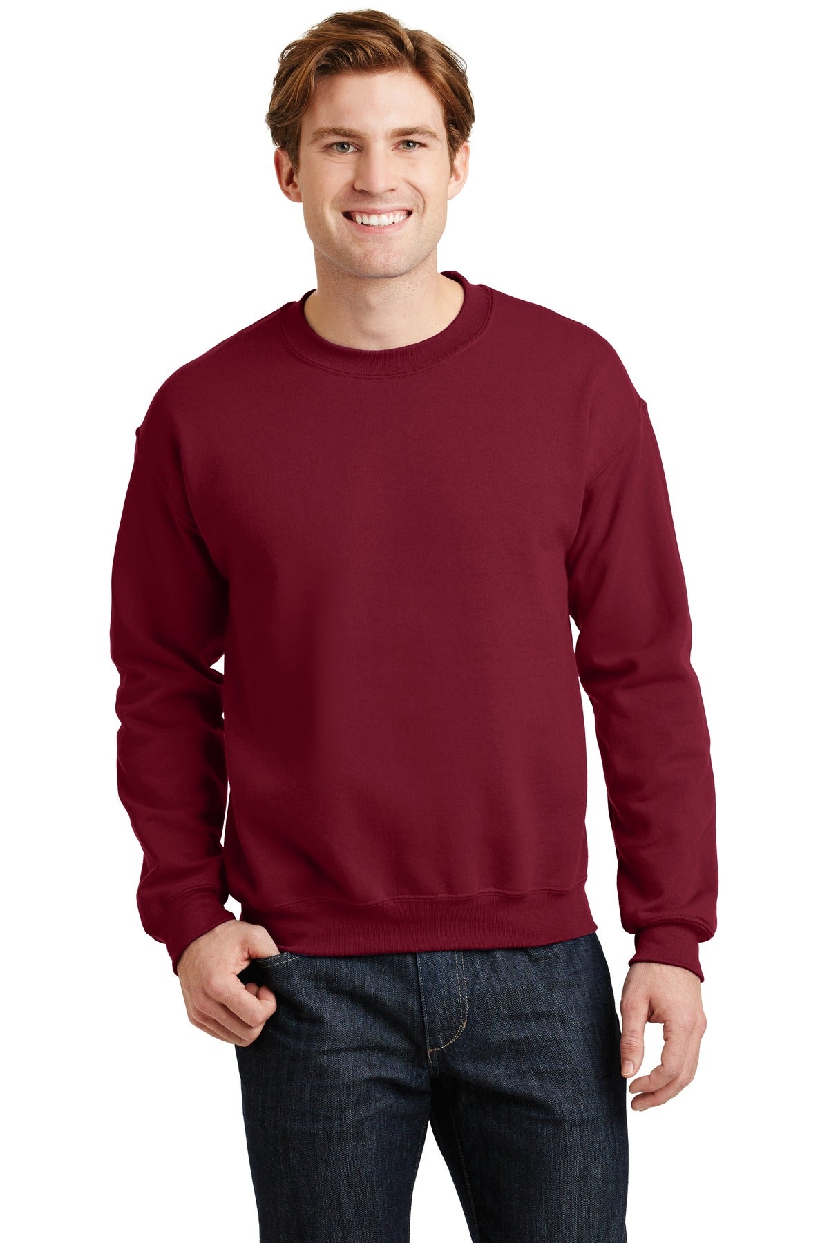 Gildan ®  - Heavy Blend™ Crewneck Sweatshirt.  18000 - Cardinal Red