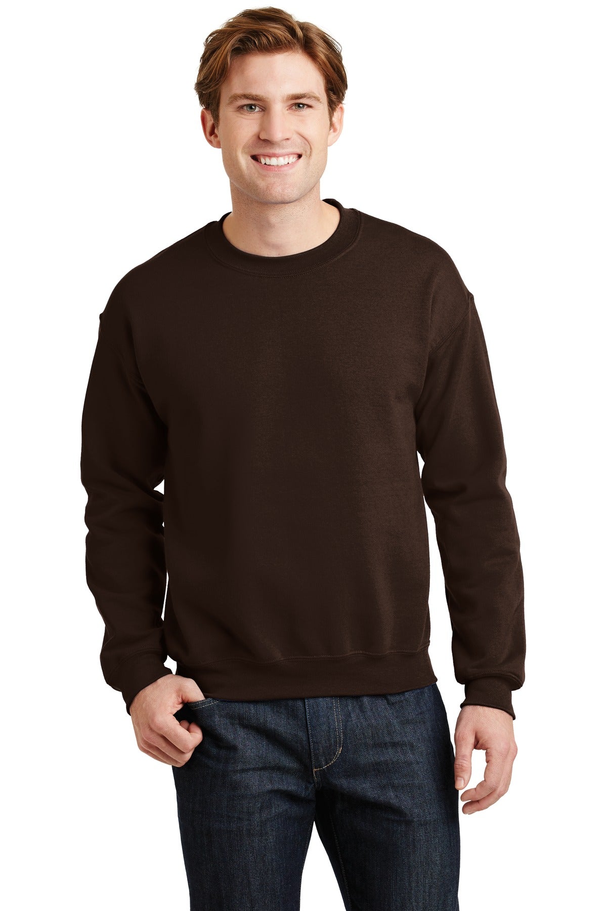 Gildan ®  - Heavy Blend™ Crewneck Sweatshirt.  18000 - Dark Chocolate