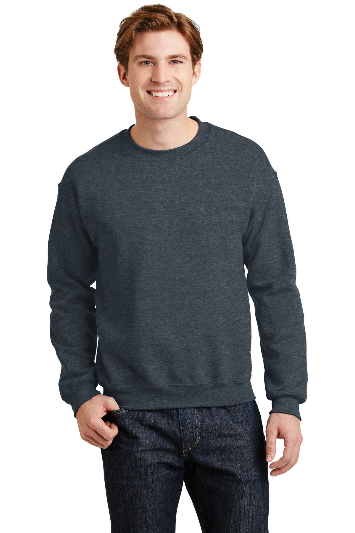 Gildan® - Heavy Blend™ Crewneck Sweatshirt.  18000 - Dark Heather