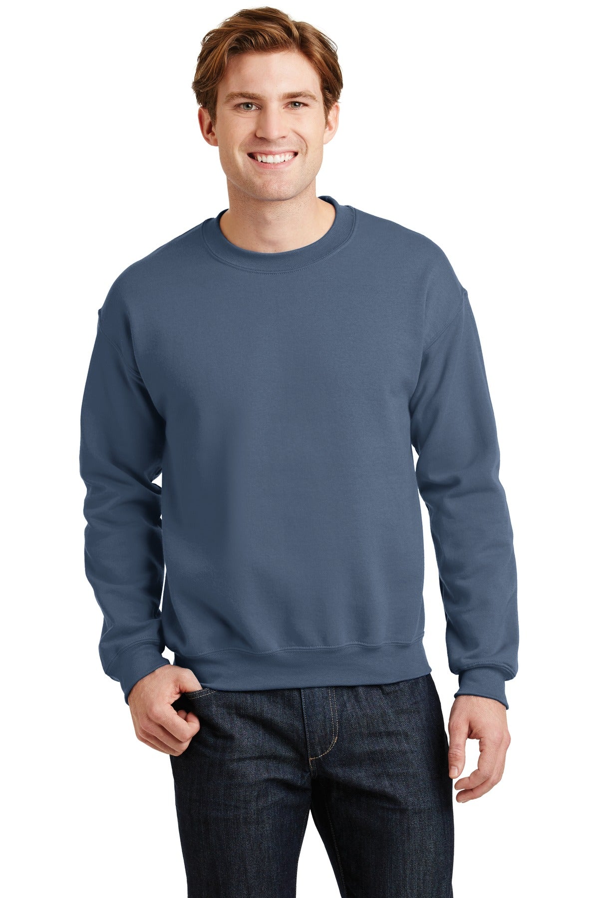 Gildan ®  - Heavy Blend™ Crewneck Sweatshirt.  18000 - Indigo Blue