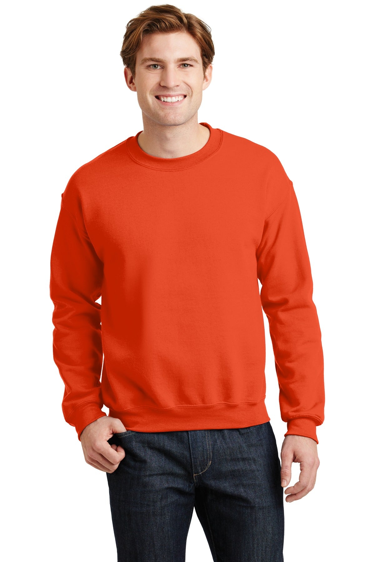 Gildan® - Heavy Blend™ Crewneck Sweatshirt.  18000 - Orange