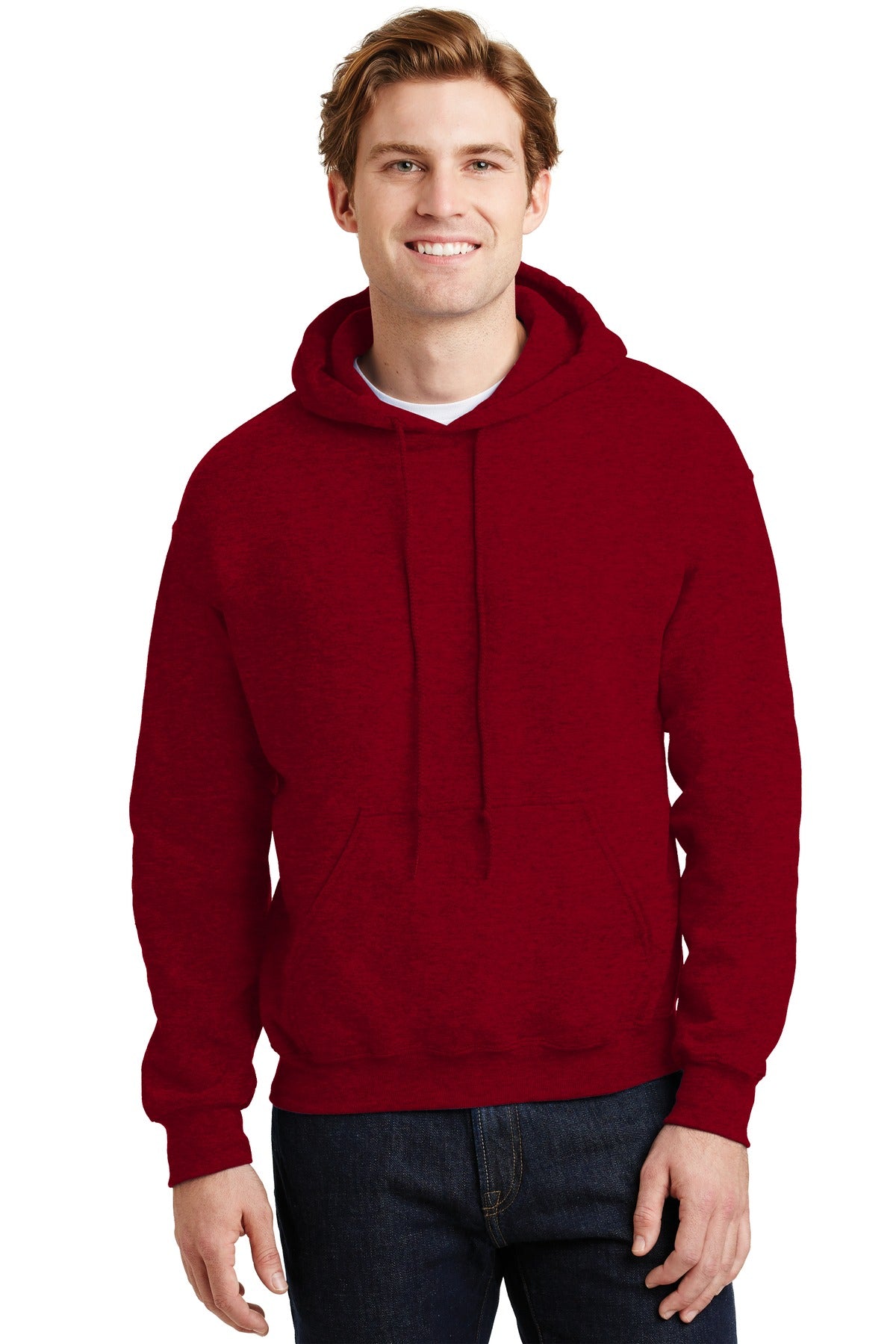 Gildan ®  - Heavy Blend ™  Hooded Sweatshirt.  18500 - Antique Cherry Red