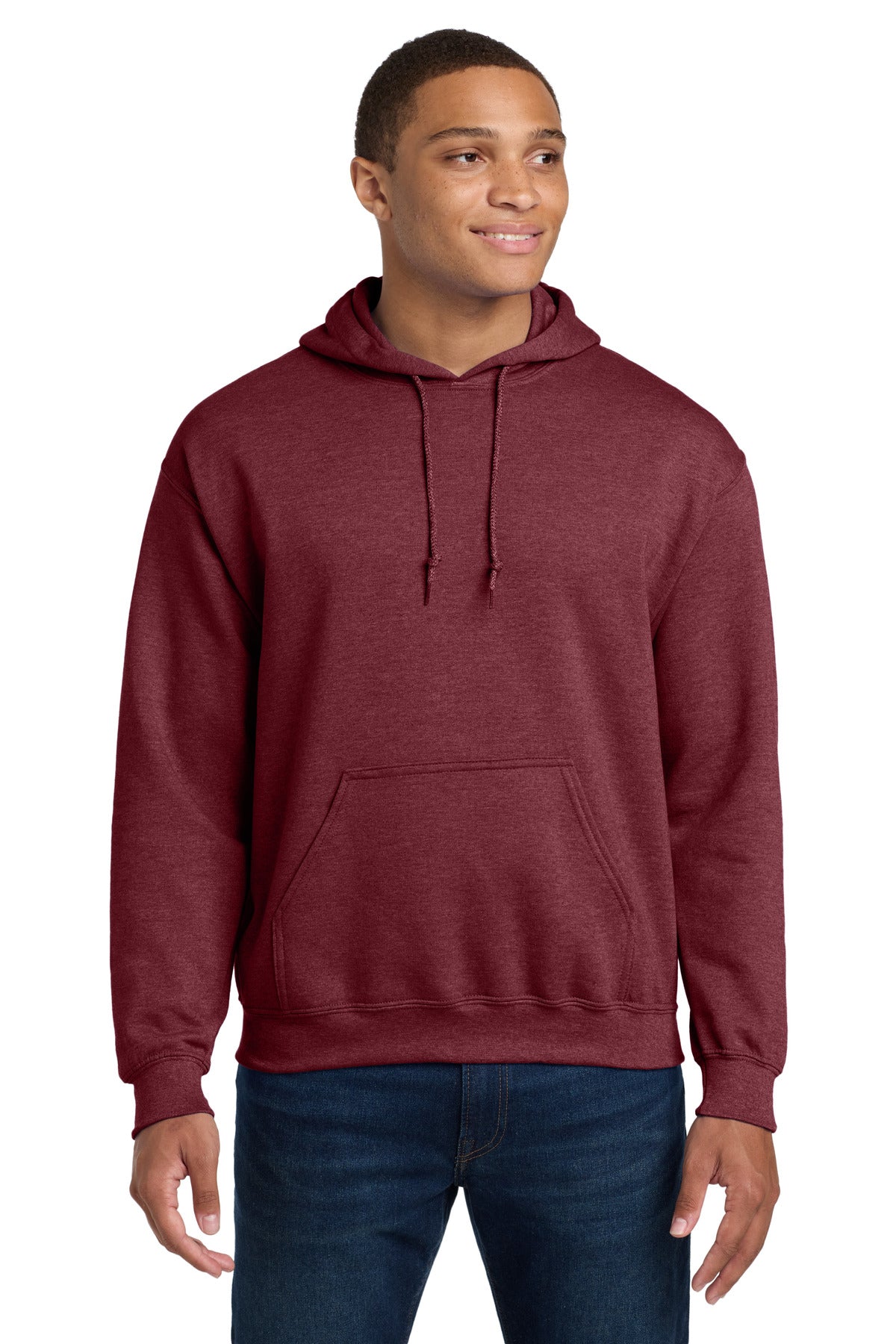 Gildan ®  - Heavy Blend ™  Hooded Sweatshirt.  18500 - Heather Sport Dark Maroon