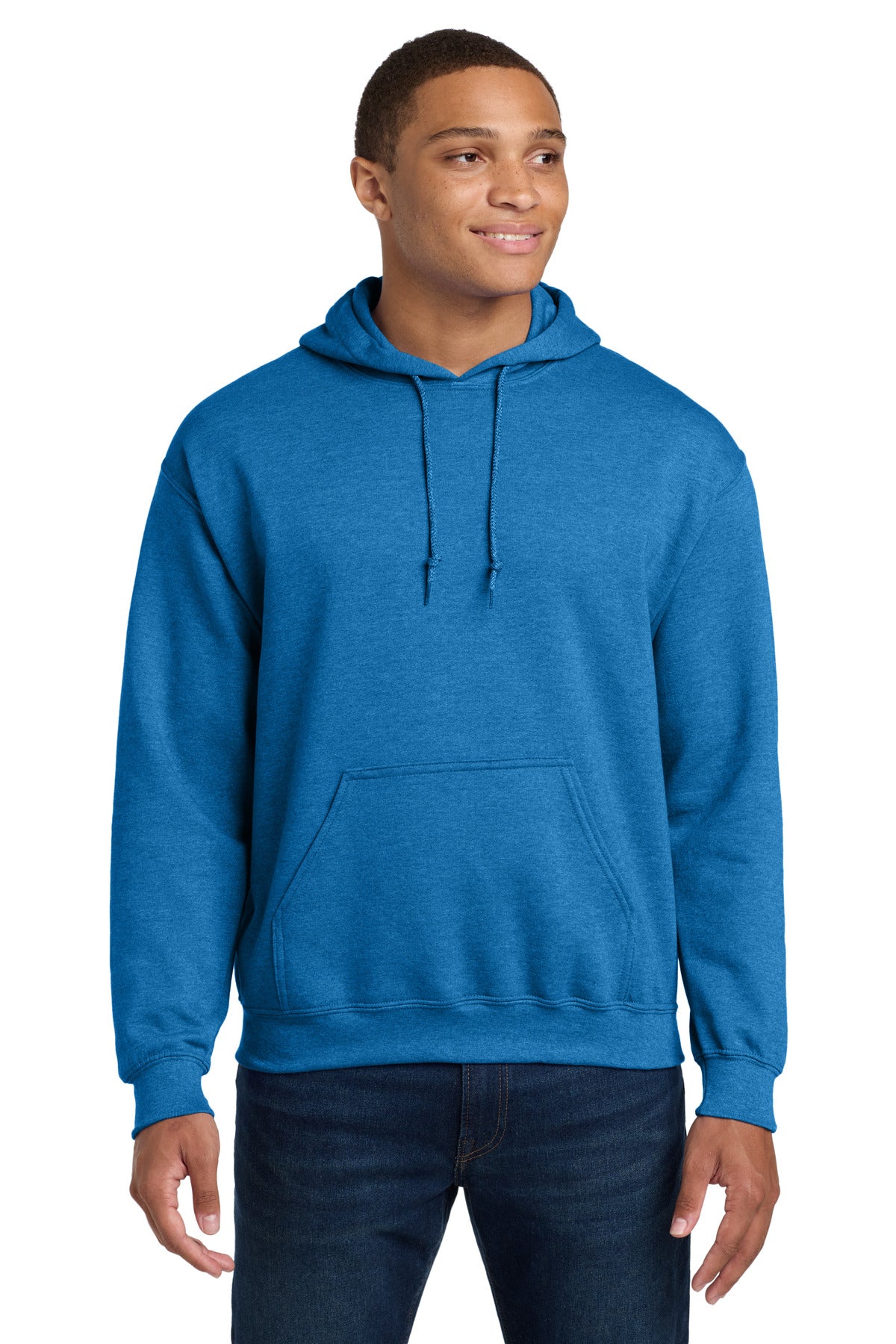 Gildan® - Heavy Blend™ Hooded Sweatshirt.  18500 - Heather Sport Royal