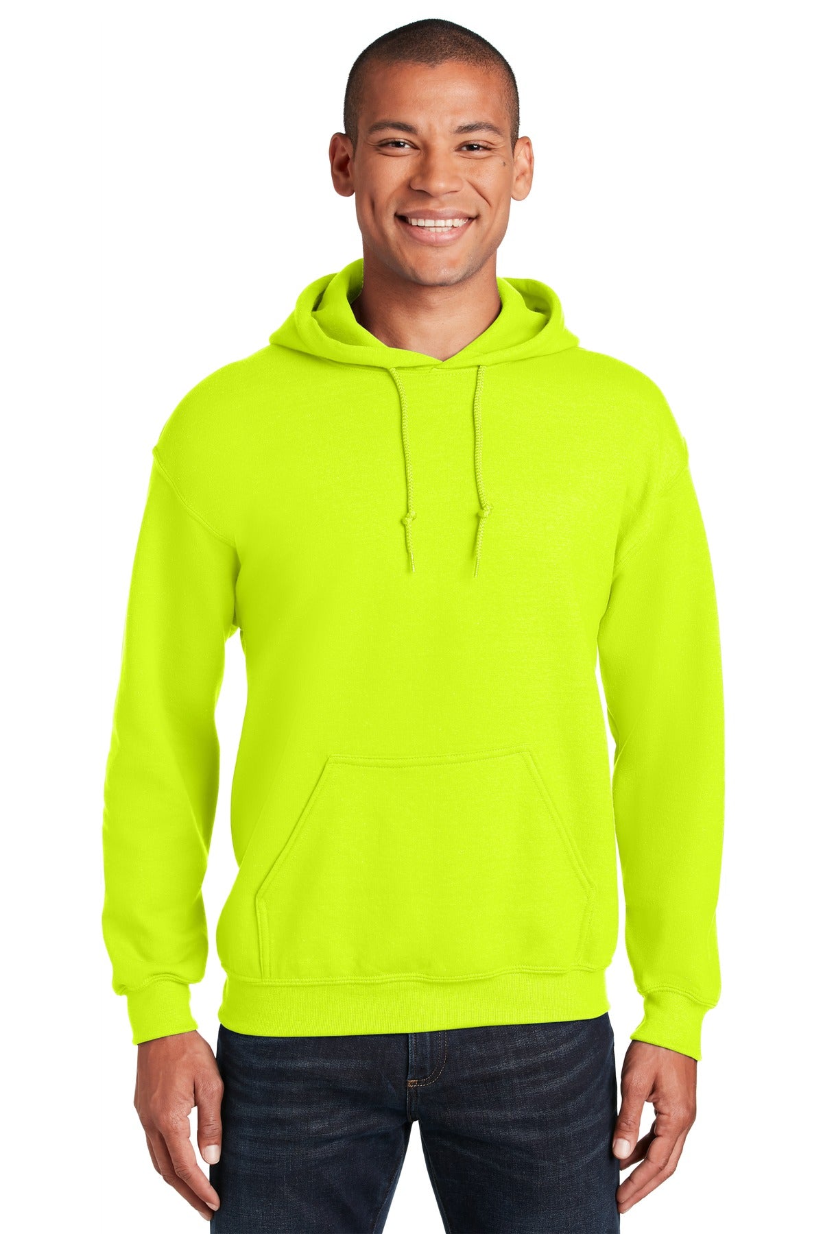 Gildan ®  - Heavy Blend ™  Hooded Sweatshirt.  18500 - Safety Green