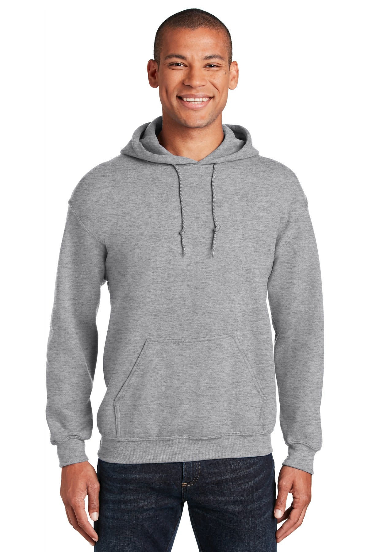 Gildan® - Heavy Blend™ Hooded Sweatshirt.  18500 - Sport Grey