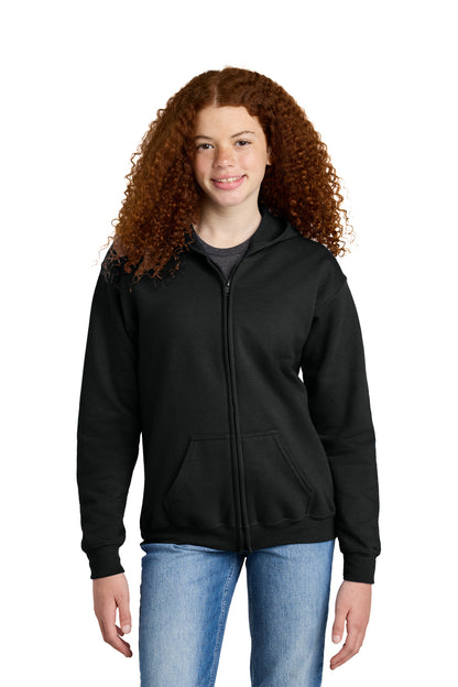 Gildan ®  Youth Heavy Blend ™  Full-Zip Hooded Sweatshirt. 18600B