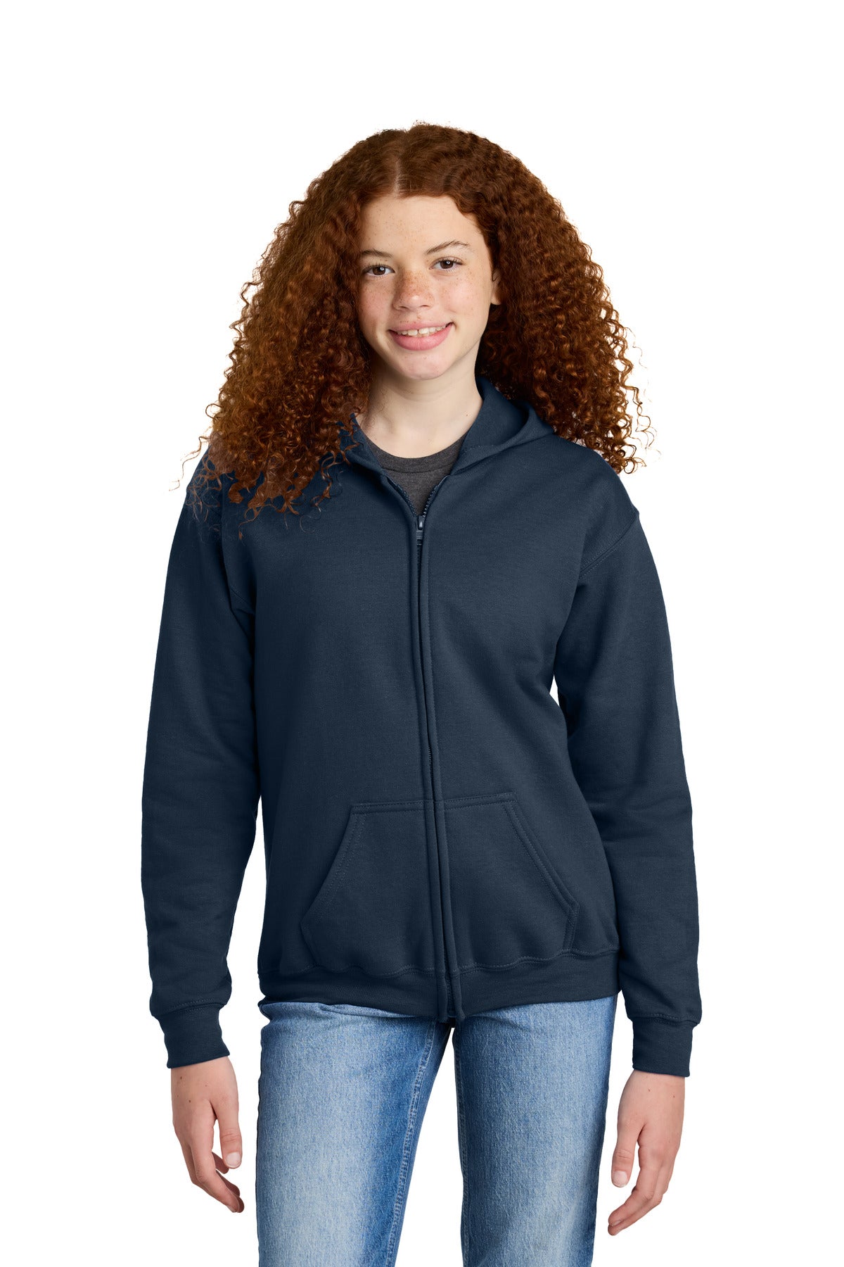 Gildan ®  Youth Heavy Blend ™  Full-Zip Hooded Sweatshirt. 18600B