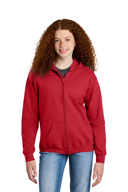 Gildan ®  Youth Heavy Blend ™  Full-Zip Hooded Sweatshirt. 18600B