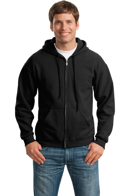 Gildan® - Heavy Blend™ Full-Zip Hooded Sweatshirt. 18600 - Black