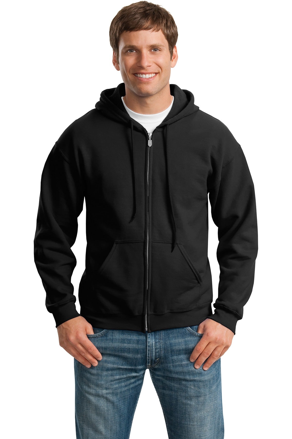 Gildan ®  - Heavy Blend™ Full-Zip Hooded Sweatshirt. 18600 - Black