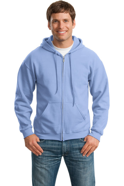 Gildan ®  - Heavy Blend™ Full-Zip Hooded Sweatshirt. 18600 - Carolina Blue