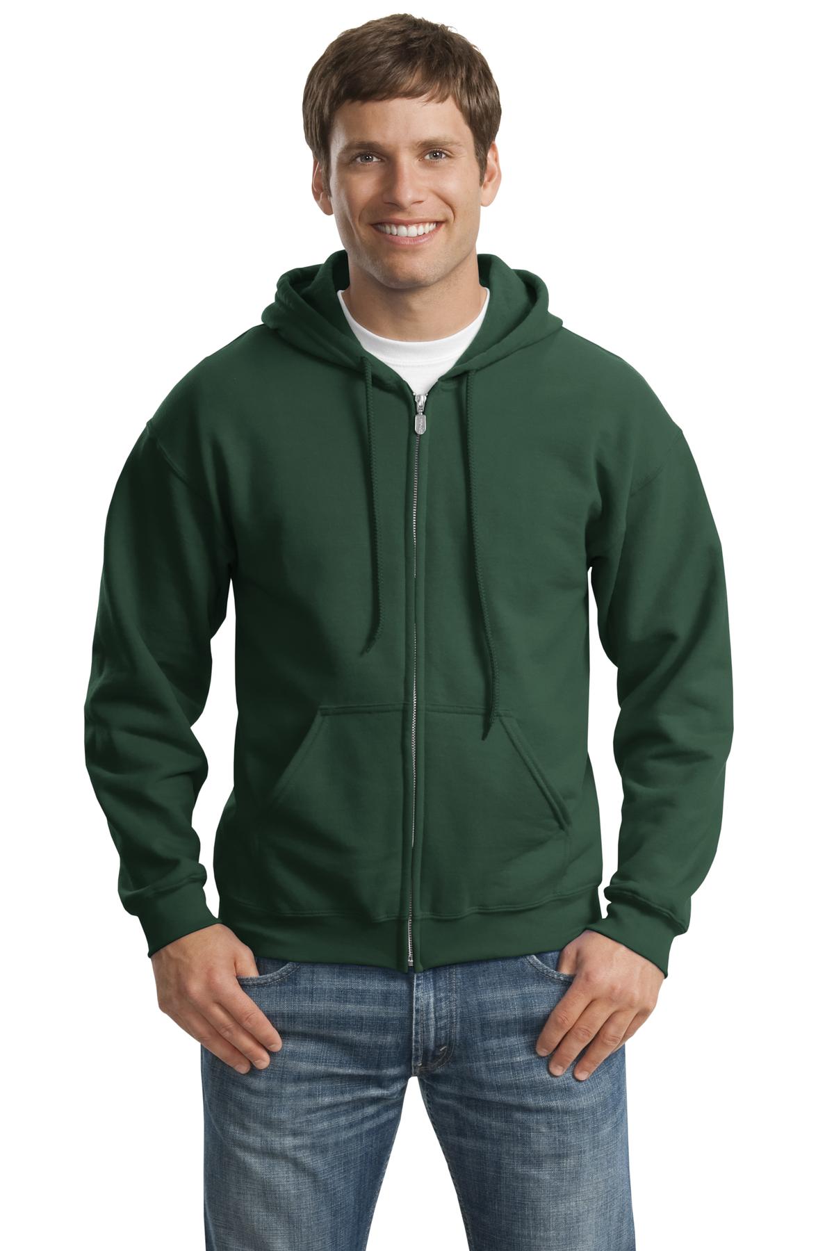 Gildan ®  - Heavy Blend™ Full-Zip Hooded Sweatshirt. 18600 - Forest Green