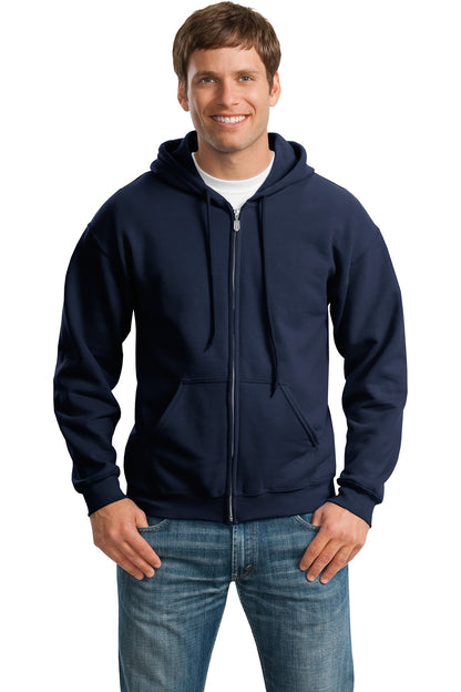 Gildan ®  - Heavy Blend™ Full-Zip Hooded Sweatshirt. 18600 - Navy