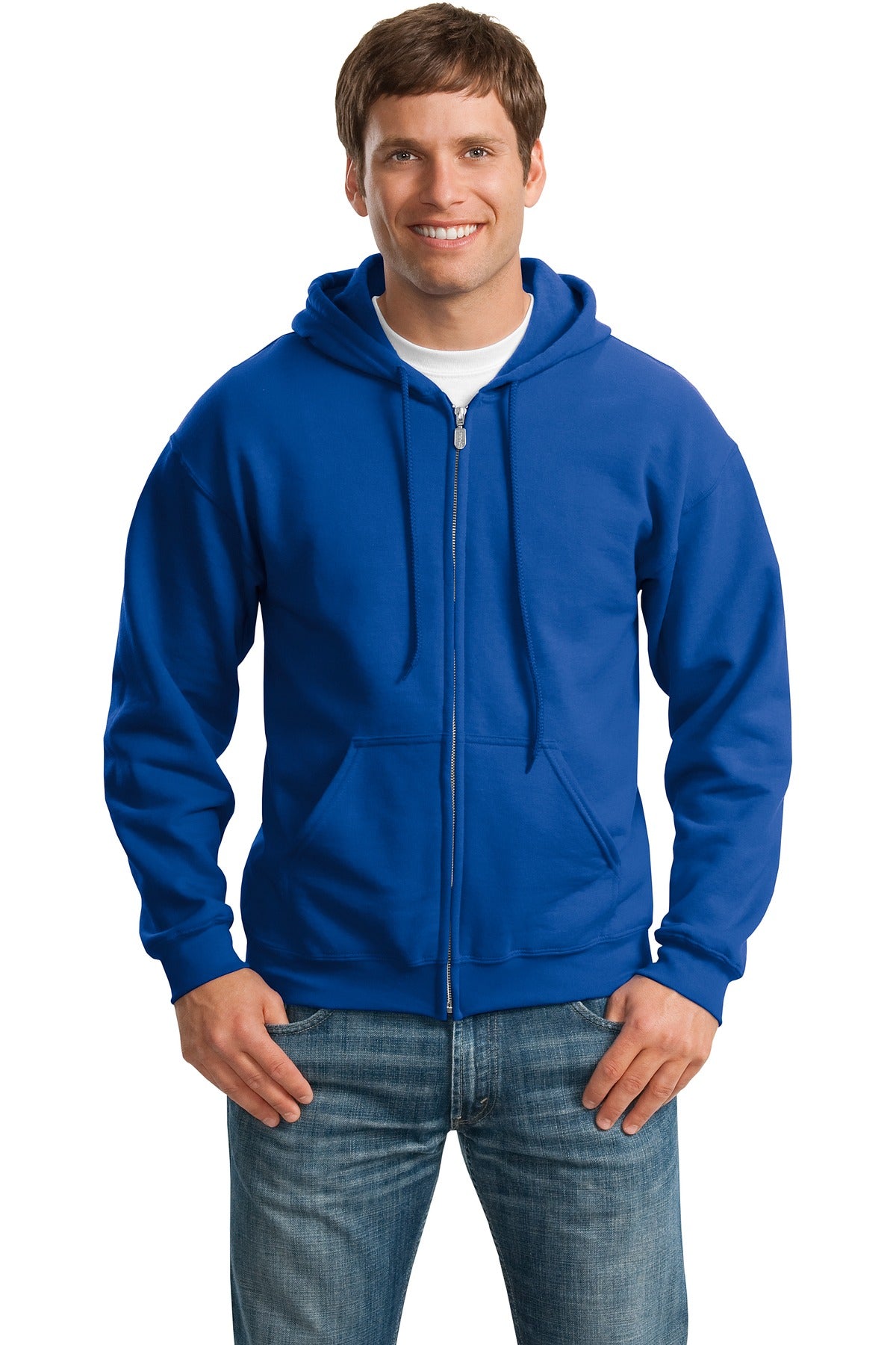 Gildan ®  - Heavy Blend™ Full-Zip Hooded Sweatshirt. 18600 - Royal