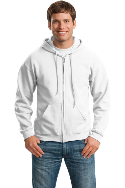 Gildan® - Heavy Blend™ Full-Zip Hooded Sweatshirt. 18600 - White