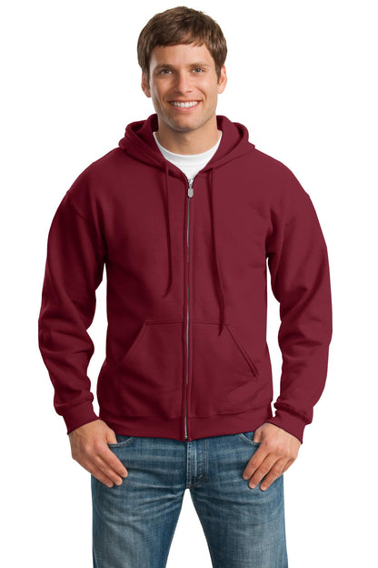 Gildan ®  - Heavy Blend™ Full-Zip Hooded Sweatshirt. 18600 - Cardinal Red