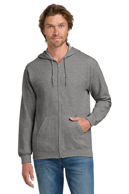 Gildan® - Heavy Blend™ Full-Zip Hooded Sweatshirt. 18600 - Graphite Heather