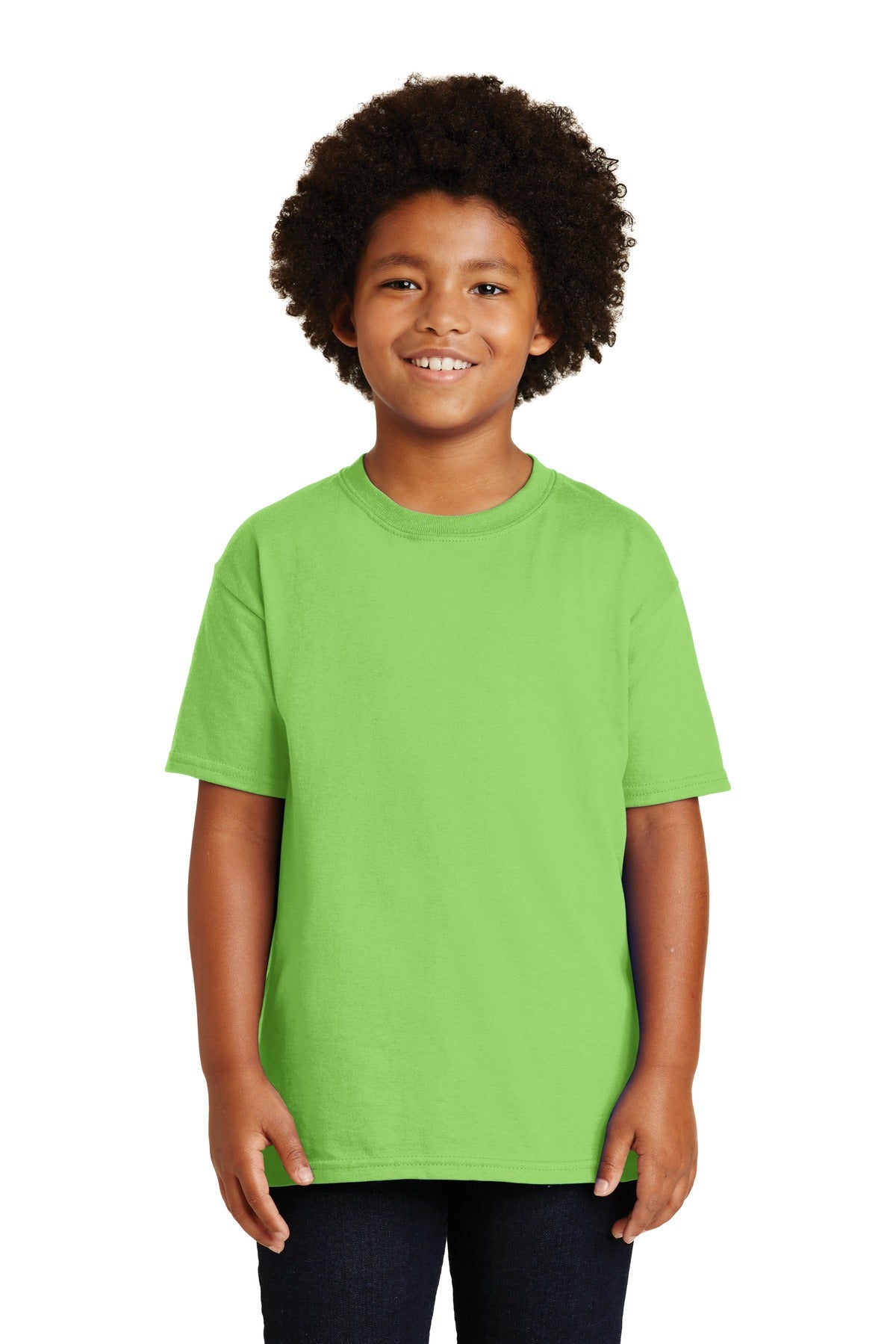 Gildan ®  - Youth Ultra Cotton ® 100% US Cotton T-Shirt. 2000B - Lime