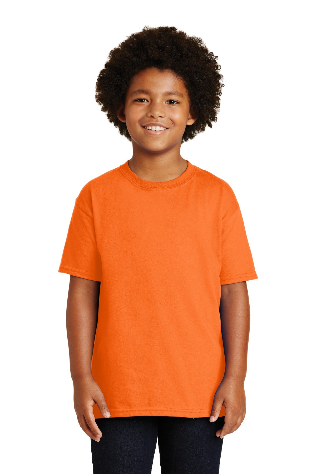 Gildan ®  - Youth Ultra Cotton ® 100% US Cotton T-Shirt. 2000B - S. Orange