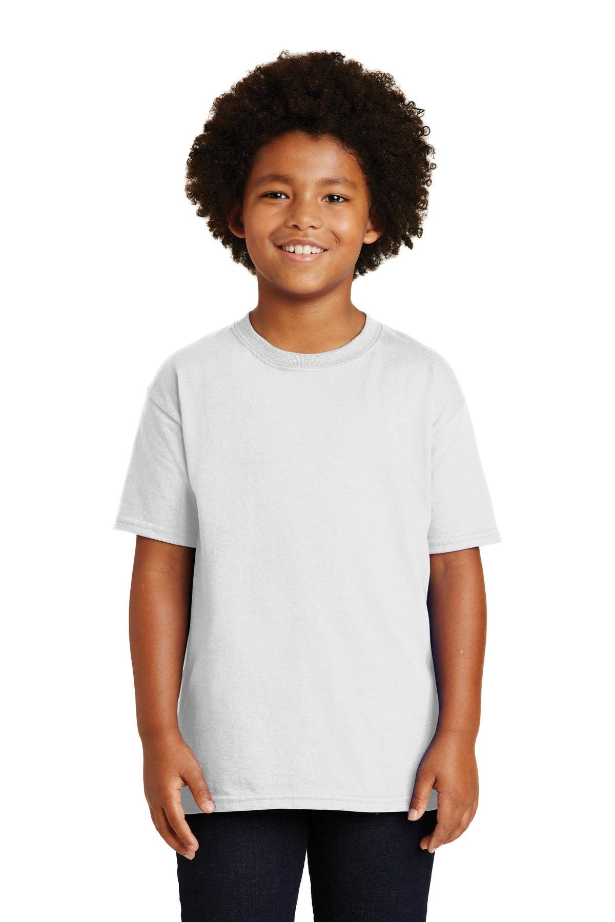 Gildan ®  - Youth Ultra Cotton ® 100% US Cotton T-Shirt. 2000B - White