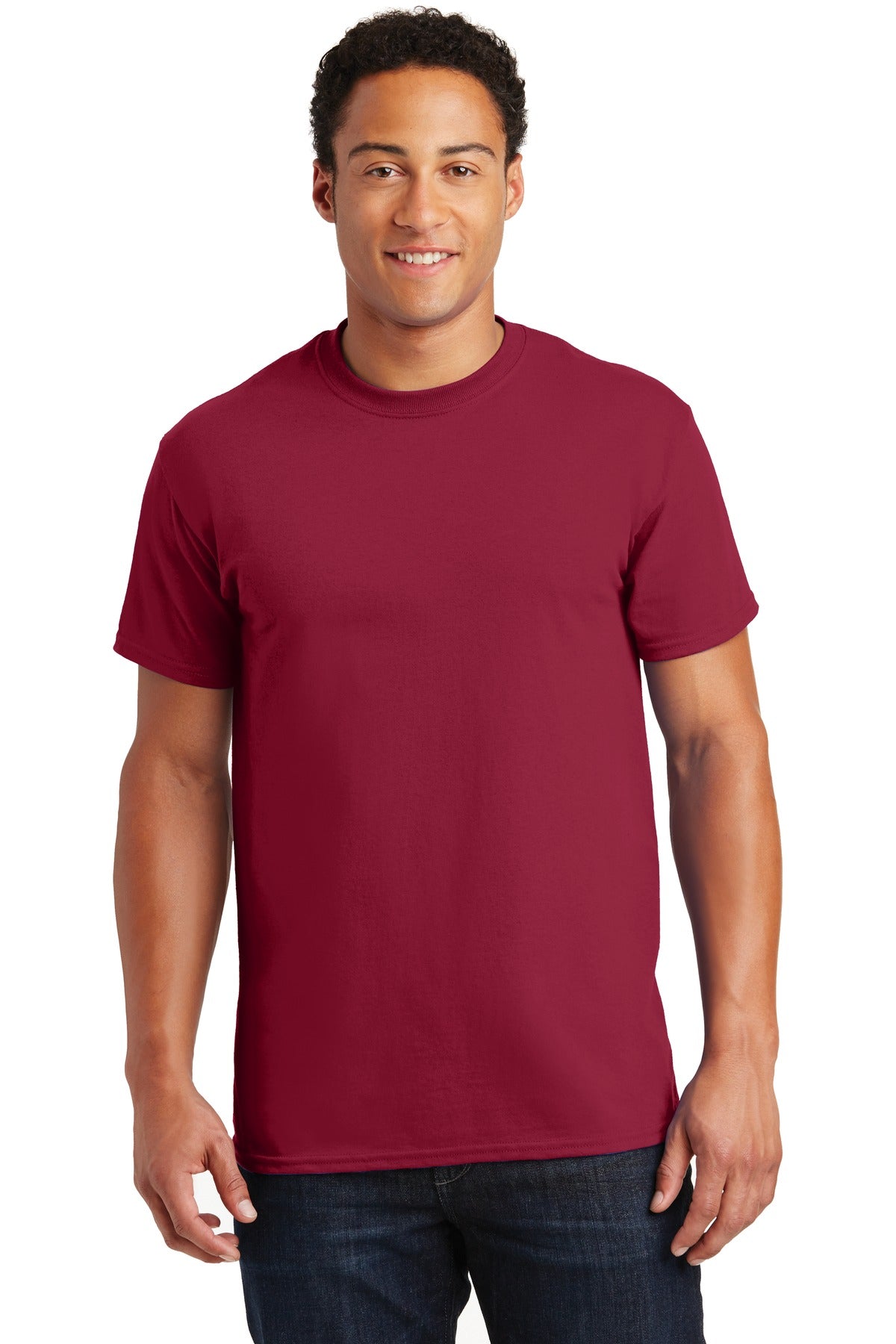 Gildan ®  - Ultra Cotton ®  100% US Cotton T-Shirt.  2000 - Cardinal Red