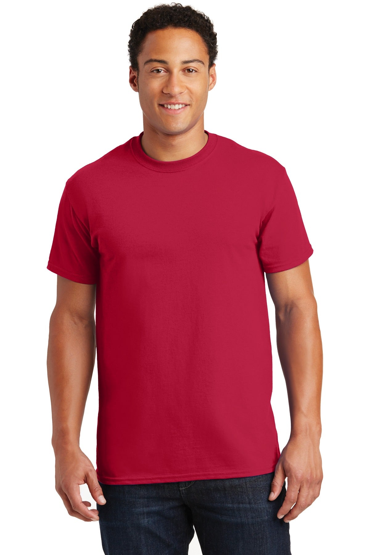 Gildan ®  - Ultra Cotton ®  100% US Cotton T-Shirt.  2000 - Cherry Red