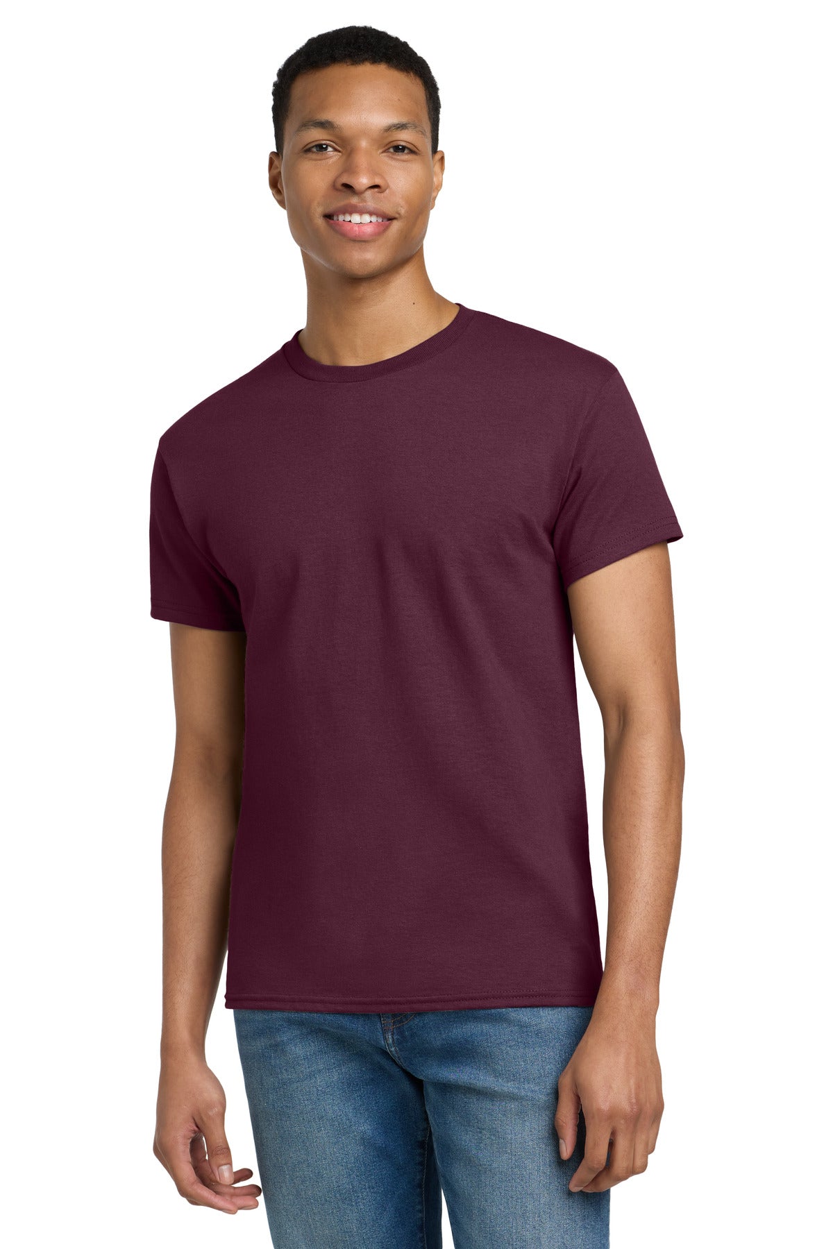 Gildan ®  - Ultra Cotton ®  100% US Cotton T-Shirt.  2000 - Maroon