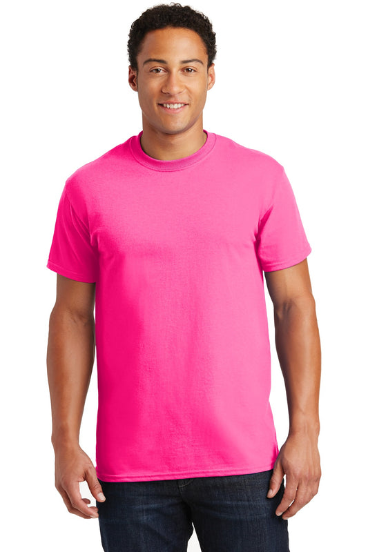 Gildan ®  - Ultra Cotton ®  100% US Cotton T-Shirt.  2000 - Safety Pink