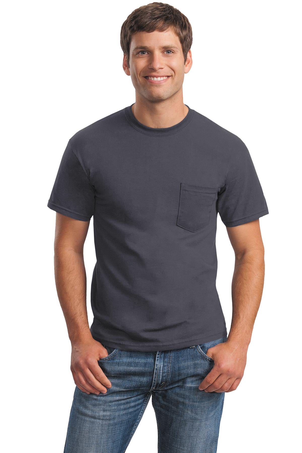 Gildan ®  - Ultra Cotton ®  100% US Cotton T-Shirt with Pocket.  2300