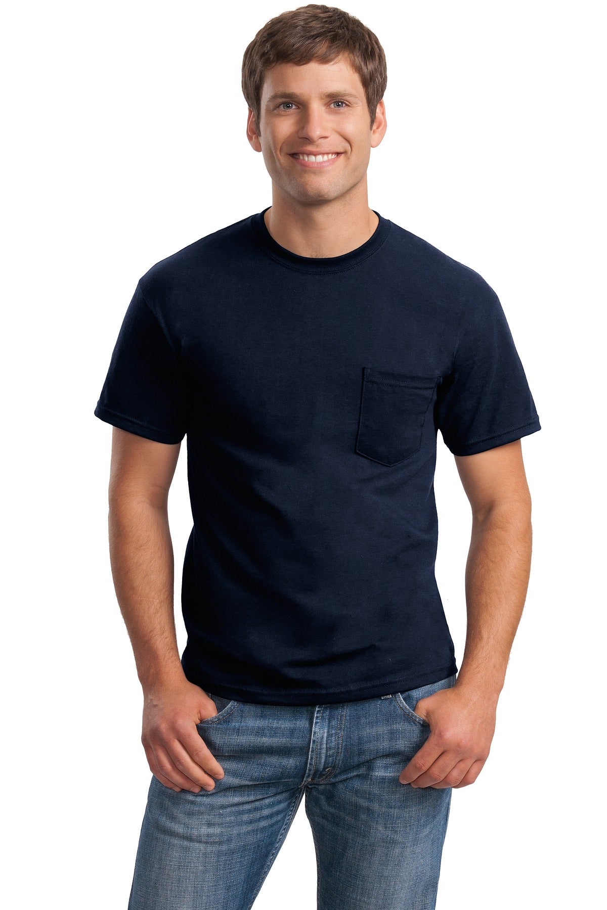 Gildan ®  - Ultra Cotton ®  100% US Cotton T-Shirt with Pocket.  2300