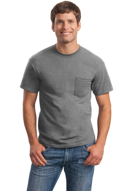 Gildan ®  - Ultra Cotton ®  100% US Cotton T-Shirt with Pocket.  2300