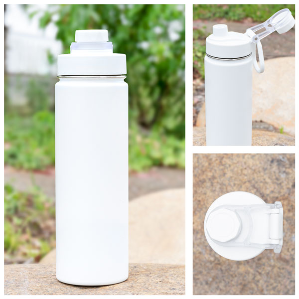 24 oz insulated Steel Bottle - h2go conquer