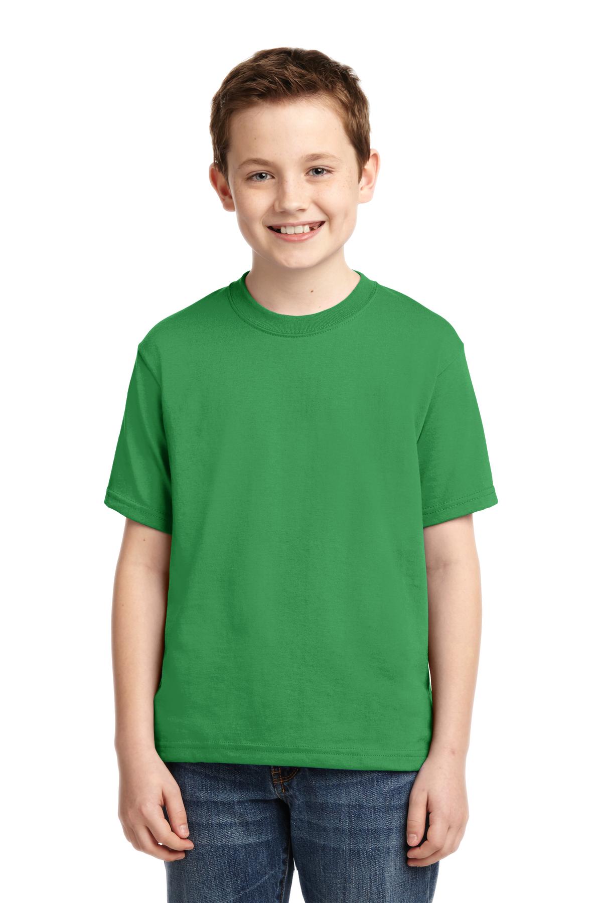 Jerzees ®  - Youth Dri-Power ®  50/50 Cotton/Poly T-Shirt.  29B - Kelly