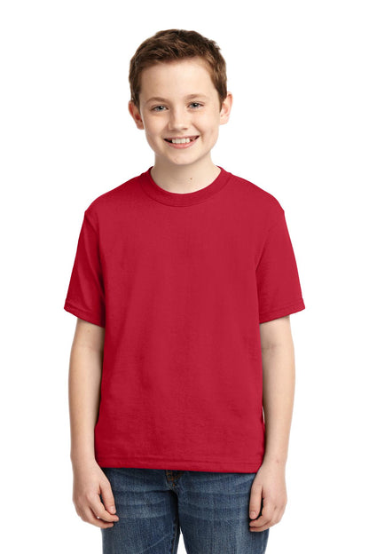 Jerzees ®  - Youth Dri-Power ®  50/50 Cotton/Poly T-Shirt.  29B - True Red