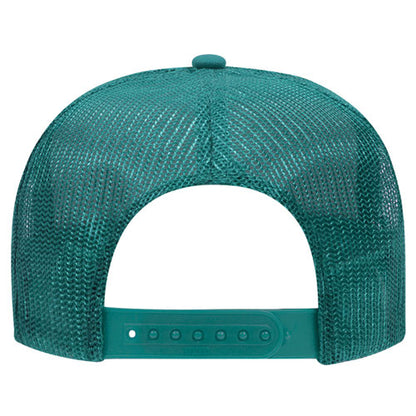 OTTO CAP 5 Panel High Crown Mesh Back Trucker Hat 39-165