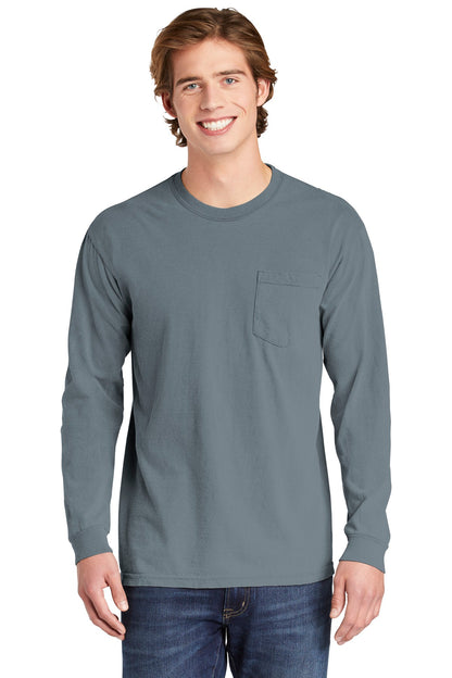 COMFORT COLORS  ®  Heavyweight Ring Spun Long Sleeve Pocket Tee. 4410