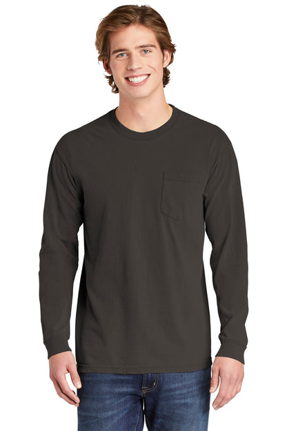 COMFORT COLORS  ®  Heavyweight Ring Spun Long Sleeve Pocket Tee. 4410