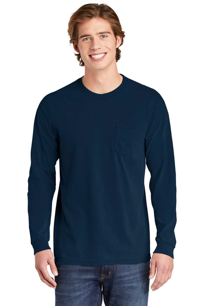 COMFORT COLORS  ®  Heavyweight Ring Spun Long Sleeve Pocket Tee. 4410