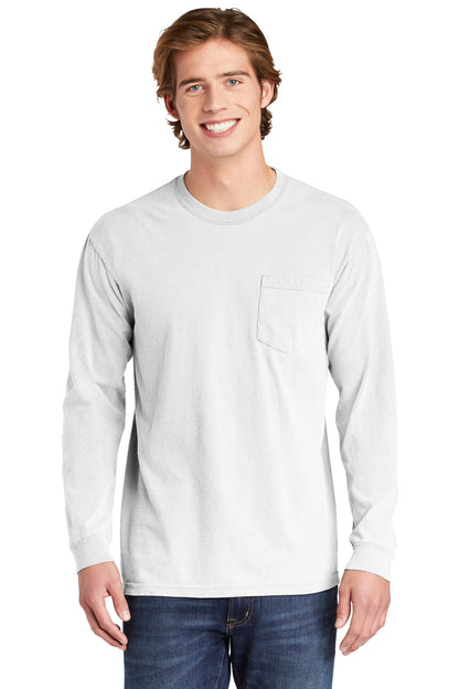 COMFORT COLORS  ®  Heavyweight Ring Spun Long Sleeve Pocket Tee. 4410