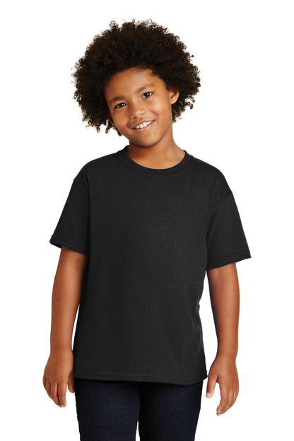 Gildan ®  - Youth  Heavy Cotton ™  100% Cotton T-Shirt.  5000B - Black