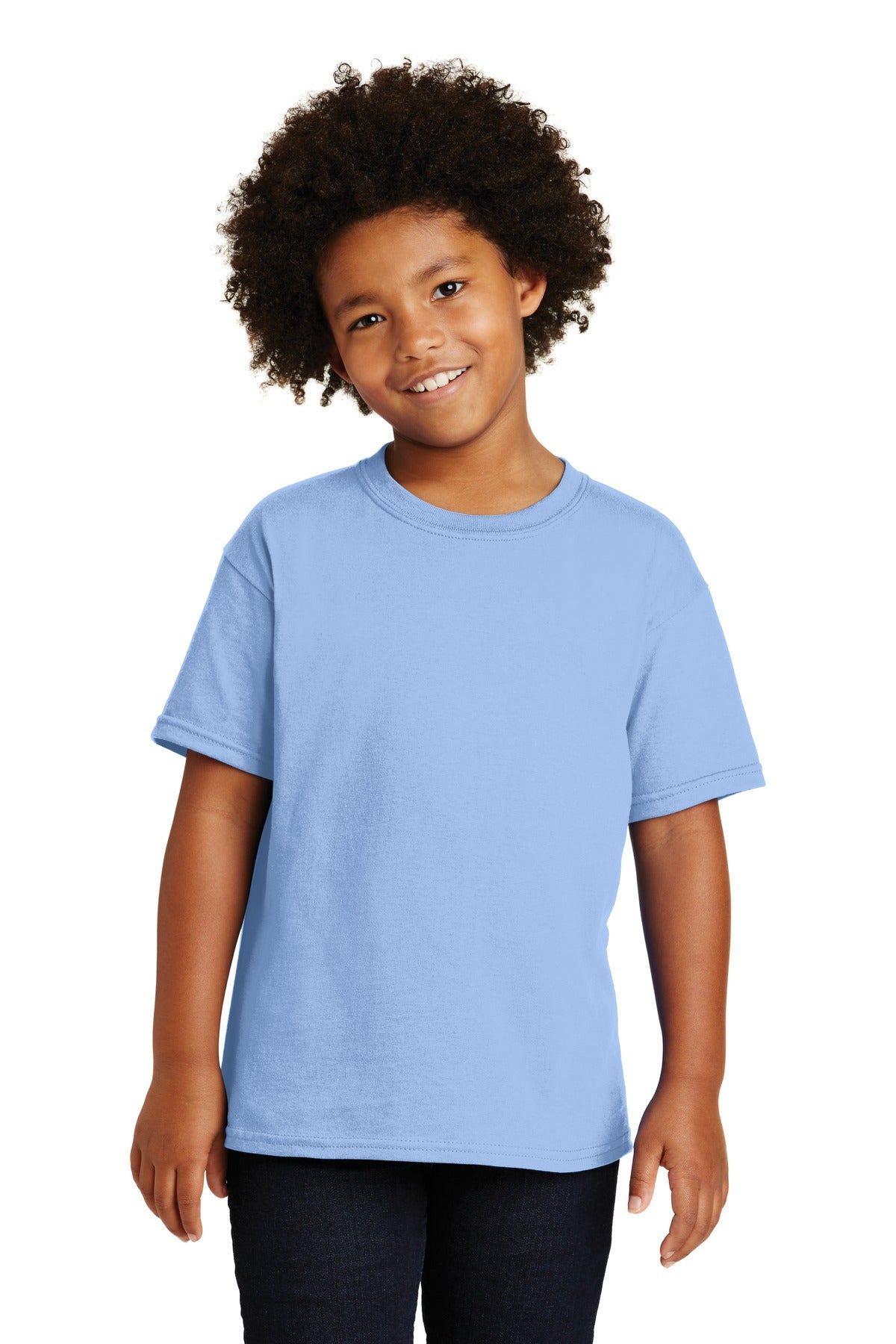 Gildan ®  - Youth  Heavy Cotton ™  100% Cotton T-Shirt.  5000B - Light Blue