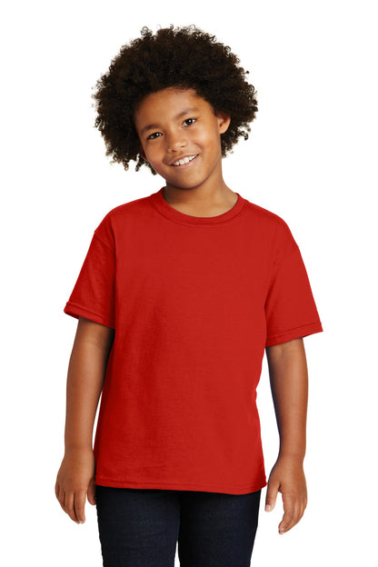 Gildan ®  - Youth  Heavy Cotton ™  100% Cotton T-Shirt.  5000B - Red