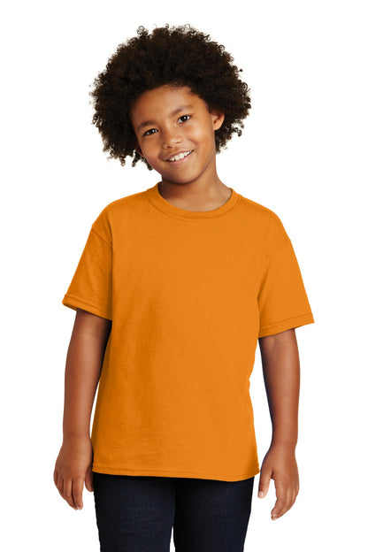 Gildan ®  - Youth  Heavy Cotton ™  100% Cotton T-Shirt.  5000B - Tennessee Orange