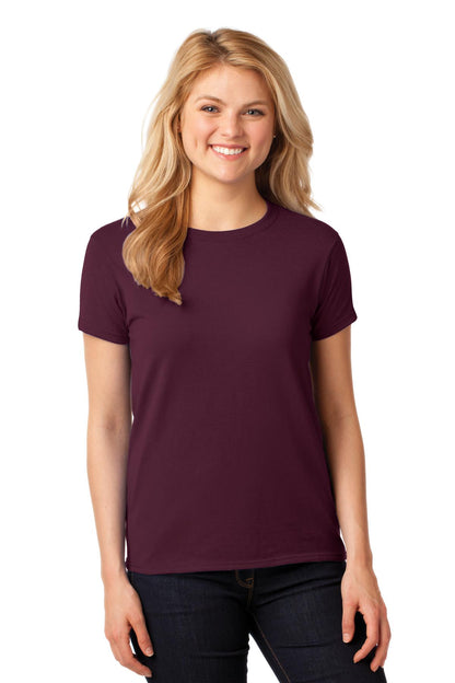 Gildan ®  Women's Heavy Cotton™ 100% Cotton T-Shirt. 5000L - Maroon