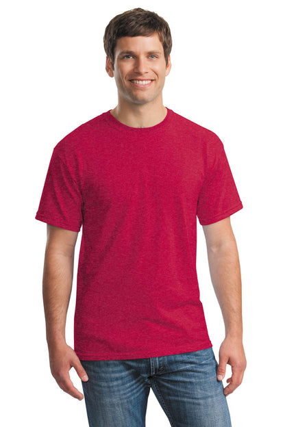 Gildan ®  - Heavy Cotton ™  100% Cotton T-Shirt.  5000 - Heather Red