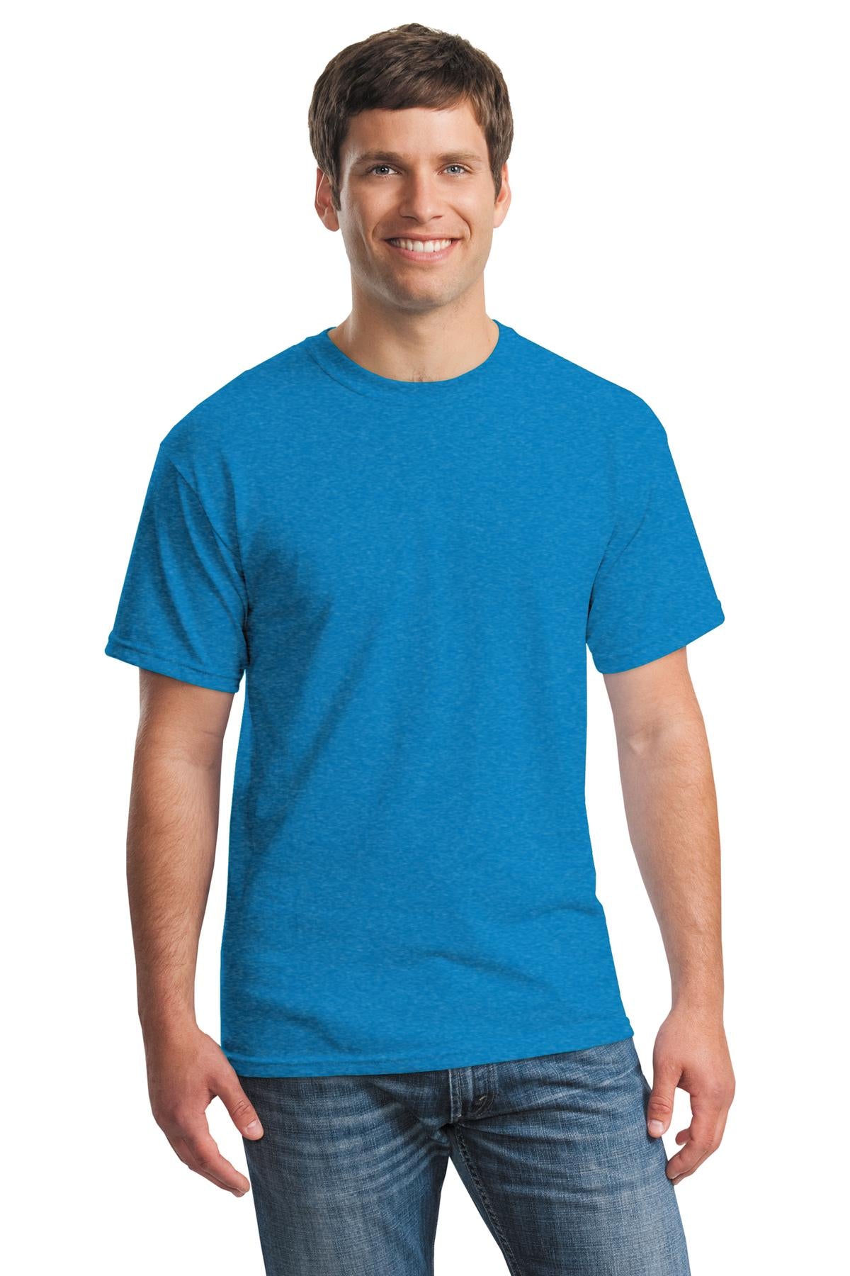 Gildan ®  - Heavy Cotton ™  100% Cotton T-Shirt.  5000 - Heather Sapphire