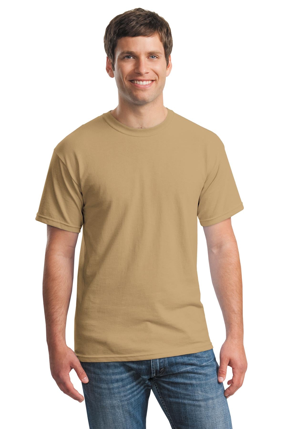 Gildan ®  - Heavy Cotton ™  100% Cotton T-Shirt.  5000 - Old Gold