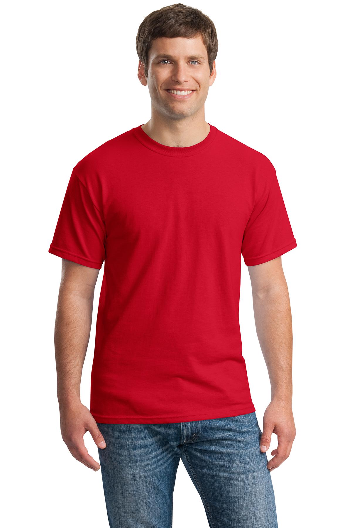 Gildan ®  - Heavy Cotton ™  100% Cotton T-Shirt.  5000 - Red