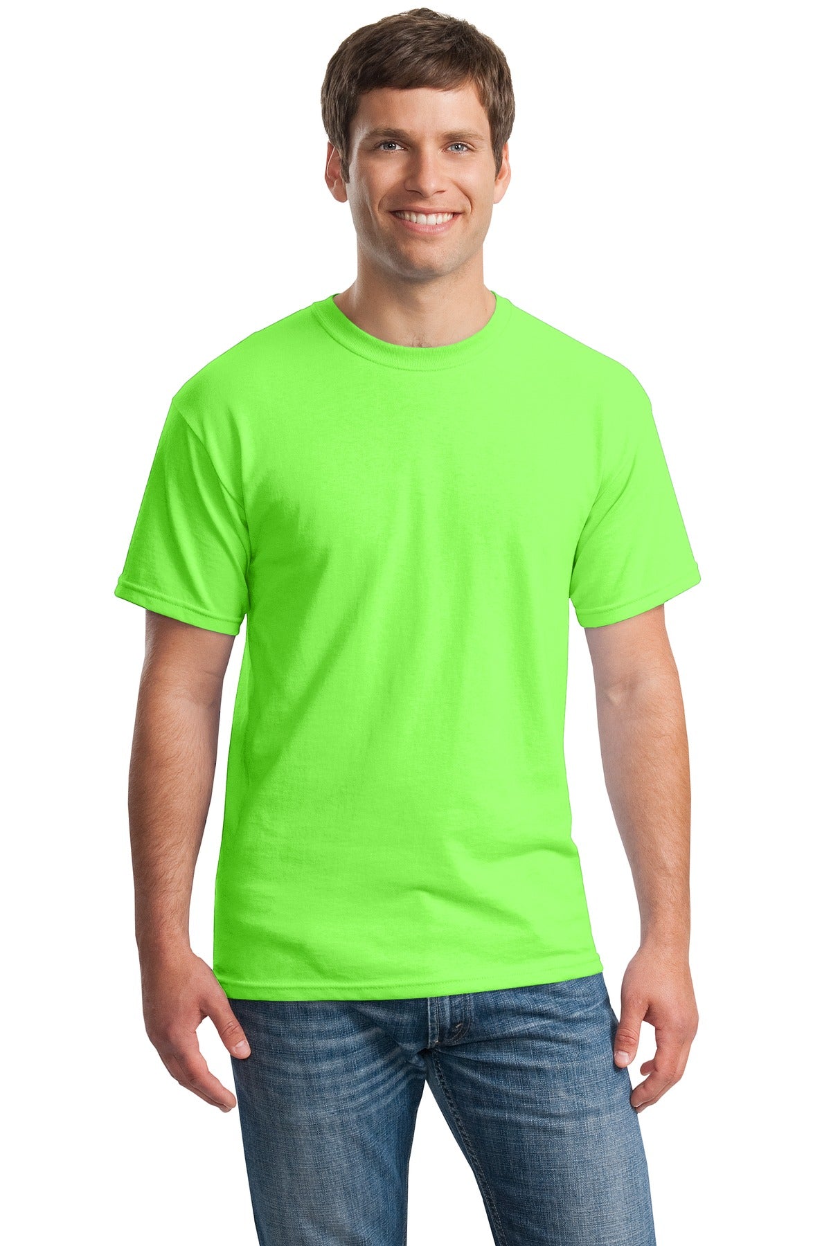 Gildan ®  - Heavy Cotton ™  100% Cotton T-Shirt.  5000 - Neon Green